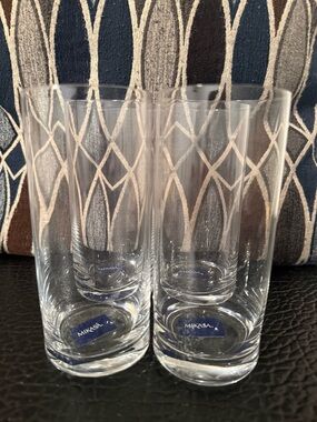 Mikasa Clear Glass Highball Tumblers - Clear Set of 4